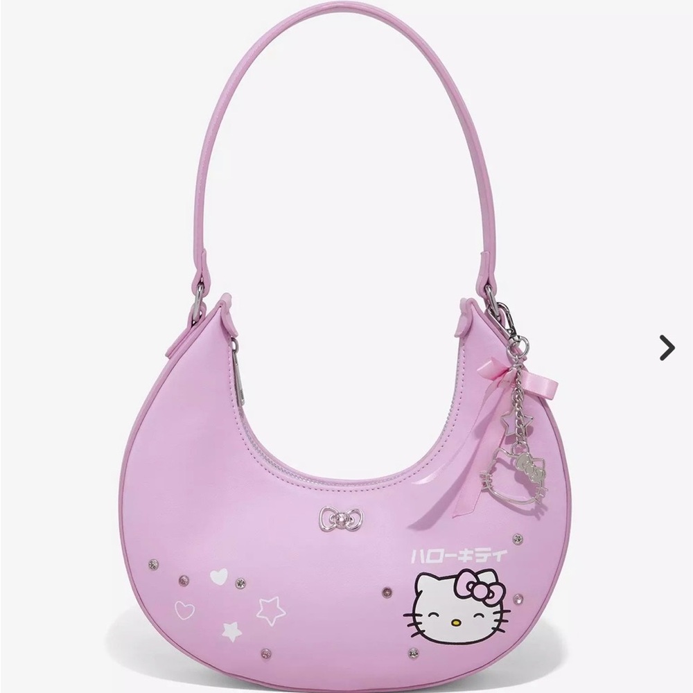 Her Universe Hello Kitty Pink Charm Shoulder Bag